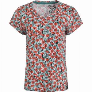 Weird Fish Merica Organic Cotton Printed Jersey TShirt Rouge Size 14