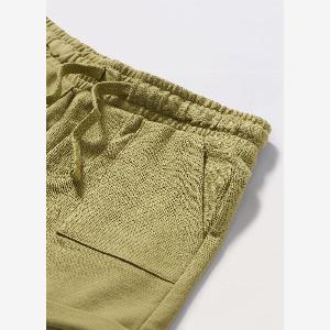 Blukids Shorts In French Terry Di Puro Cotone Neonata Bambino Verde chiaro Taglia 1824