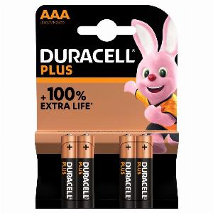 Duracell  AAA Plus power  4 Pack