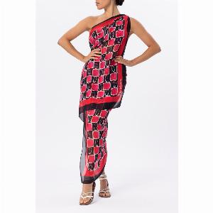 Pareo foulard elektra  colore nero  taglia one size