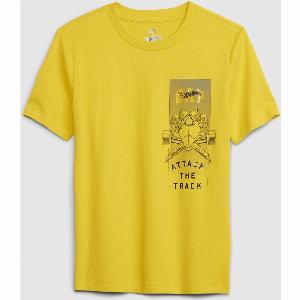 GAP  Tshirt in cotone stampa Hot Wheels e logo Bambino Giallo banana Taglia XXL152170