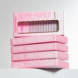 Tatti Lashes 3D Mixed Length PreRussian Lashes CC curl