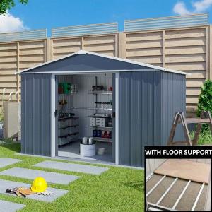 Yardmaster Castleton 108AEYZ Metal Shed with Floor Support Frame 285 x 226m
