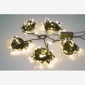 Speed Light LED  220 LEDs  warmweiß  grünes Kabel  Modulator  24 V für Bäume bis zu 180 cm