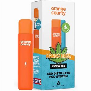Mango Haze 750mg  1ml Rechargeable CBD Vape Pen