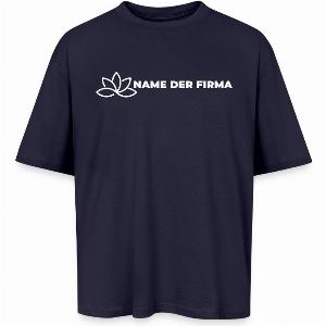 Arbeits Oversized Unisex TShirt mit firmenlogo Keine Mindestbestellmenge  Spreadshirt