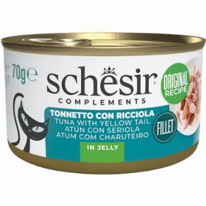 Sconto del 18 su Schesir Cat Soft Adult tonnetto con ricciola 6x70g