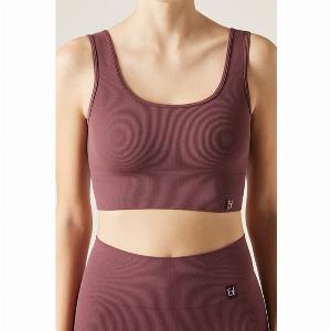 Calzedonia Brassière de sport sans coutures Femme Rouge Taille TAILLE UNIQUE