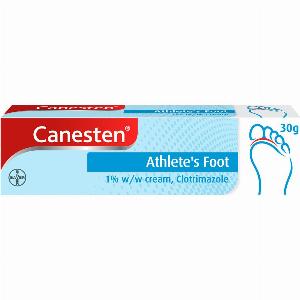 Canesten Athletes Foot Dual Action Cream 30g Now 495 Previously 550 10 Off