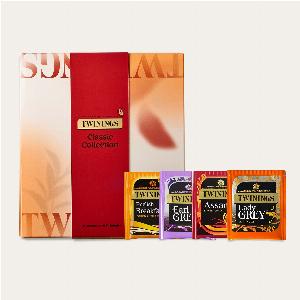 Twinings   Classic Collection Gift Box  20 Envelopes  5 Lady Grey Teabags 5 Assam Teabags 5 Earl Grey Teabags 5 English Breakfast Teabags