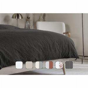 Housse de couette 100 Percale de coton 240x220  Beige