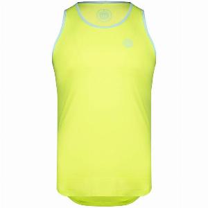 Bidi Badu Trapezius Maximus Move Débardeur Tank Top Hommes Jaunesfluo  Xl