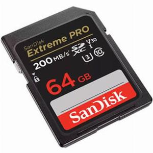 Sandisk 64gb extreme pro sdhcsdxc uhsi memory card