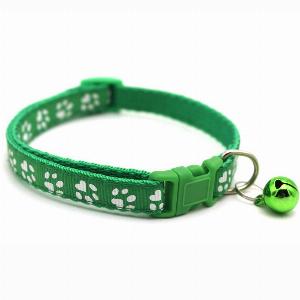 Collier coloré avec cloche pour animaux sécurité réglable 60 