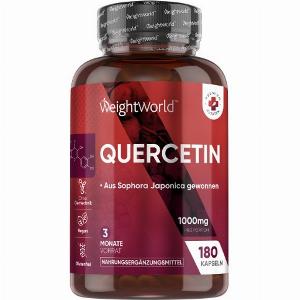 Quercetin Kapseln 1000mg 180 St Antioxidantien Nahrungsergänzung gegen freie Radikale