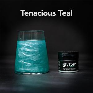 Glytterpulver macht atemberaubenden Schimmer im Getränk Türkis 10g MDH 11012026