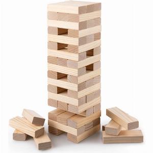 Grasshopper Games Giant Wooden Stack N Fall Game