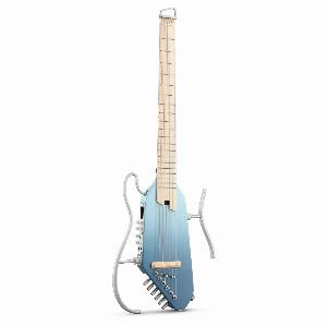 Donner HUSH I PRO Reisegitarre HawaiiBlau Gitarre JW Pedal