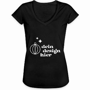 Gestalte Frauen Vintage TShirt für Weihnachten Keine Mindestbestellmenge  Spreadshirt