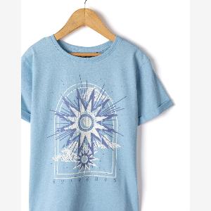 Saltrock Kids Short Sleeve TShirt  Light Blue  Size 34 Years