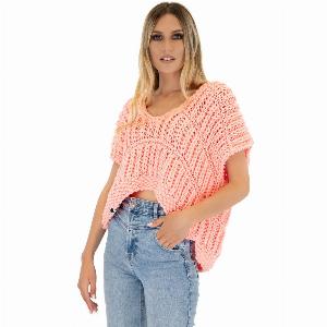 Merino Jumper  Color Coral