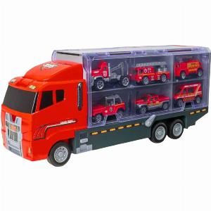 Teamsterz Fire Service Transporter Toy Truck Playset