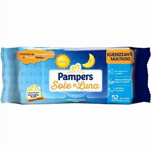 Pampers wipes sole luna 52 pezzi