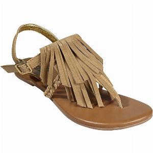 Vans Kihana Fringe Sandales Women marron