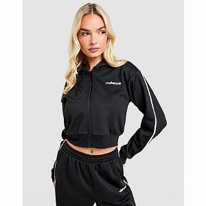 McKenzie Nova Crop Poly Hoodie  Black  Womens