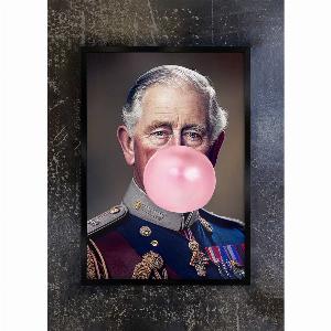 Bubblegum King Framed 50x70cm Print
