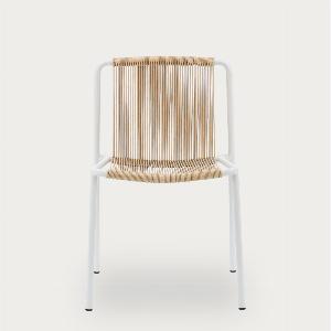 14 Rabatt auf die natürlichen und weißen Gartenstühle Mali