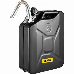 VEVOR Ölkanister 53 Gal  20L Kraftstoffkanister mit flexiblem Auslauf für Autos Schwarz