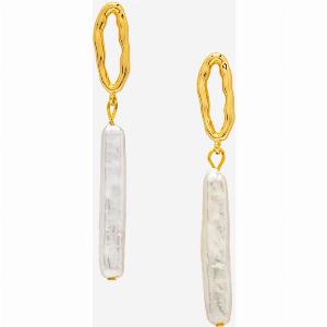 Enjoy a 25 Discount on Shinju Gold Pearl Drop Earrings Today