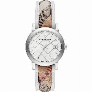 Burberry BU9136 Haymarket City Edelstahl DamenSchweizer Uhr