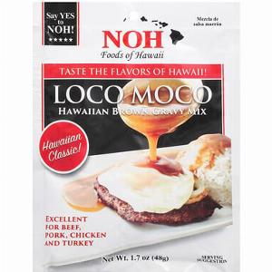 NOH Foods of Hawaii Loco Moco Hawaiian Brown Gravy Mix 17 oz 48 g