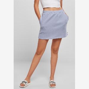 Urban Classics  Ladies Organic Terry Mini Violablue  Skirt  blue  L  100 Organic CottonCotton