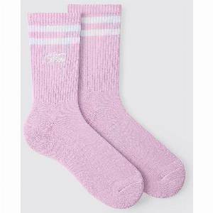 Scontati del 63 Calze sportive MAN ricamate rosa