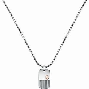 Bénéficiez de 30 de réduction sur le collier MASERATI en acier bicolore