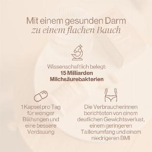 10 Rabatt auf den 2er Pack Probiotika für einen flachen Bauch