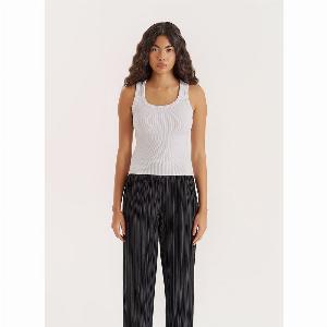 Grey Knitted 4th Vest Top Tamil