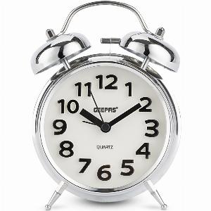 Enjoy a 27 discount on the white retro bell alarm clock with night lamp