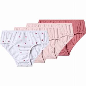 LIDL Réduction de 46 % sur un lot de 4 slips fille esmara rose blanc 1012 ans