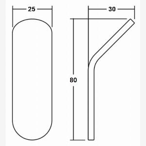 Heimwerkertools Remise de 20 % sur le crochet de vestiaire Viefe TIK en aluminium noir