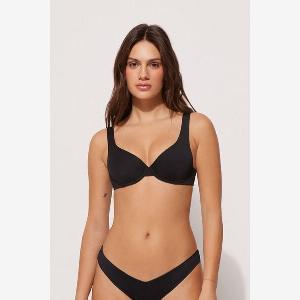 Tezenis Haut de Bikini PushUp Préformé Basique Recyclé Femme Noir Taille XS
