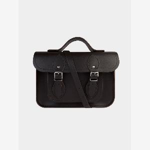 11Inch Dark Brown Leather Batchel Now 156 Save 14 Off Original Price