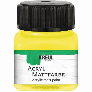 KREUL Acryl Mattfarbe 20 ml  Gelb