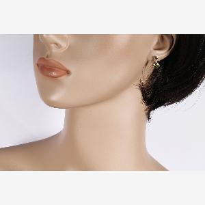 Ohrstecker aus 333 Gelbgold mit 2 Peridot und 2 Brillanten jetzt 199