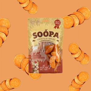 50 Discount on SOOPA Natural Sweet Potato Dog Chews 100g Expires 061125