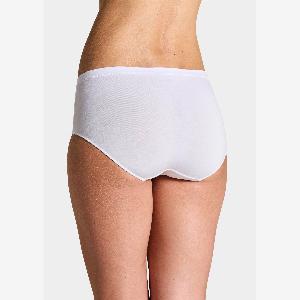 Set de 2 slips taille haute en modal  blanc  XS de Goldner Fashion 17