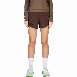 UNNA  Womens Tempo Shorts  Red Brown
